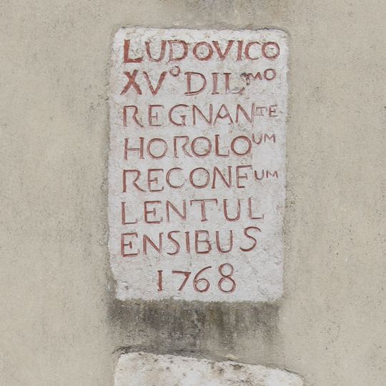 Plaque commémorative à Lent