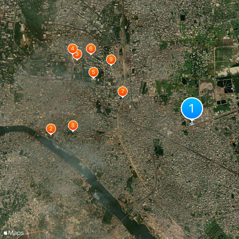 Befaqul Madarisil Arabia Bangladesh Map