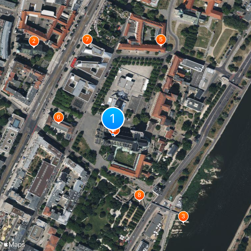 Cathedral of Magdeburg Map