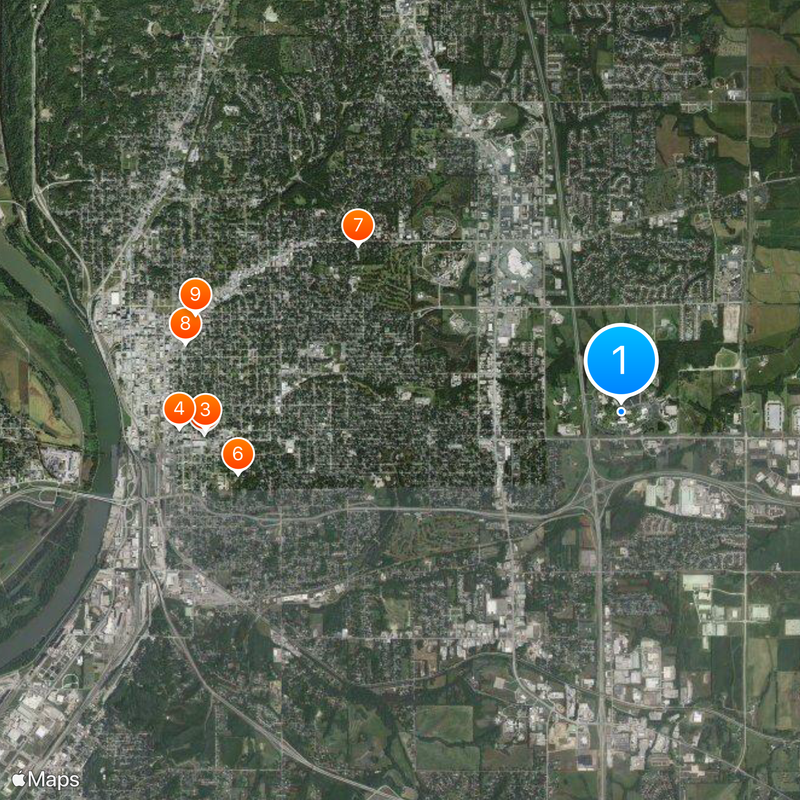 Missouri Western State University Map