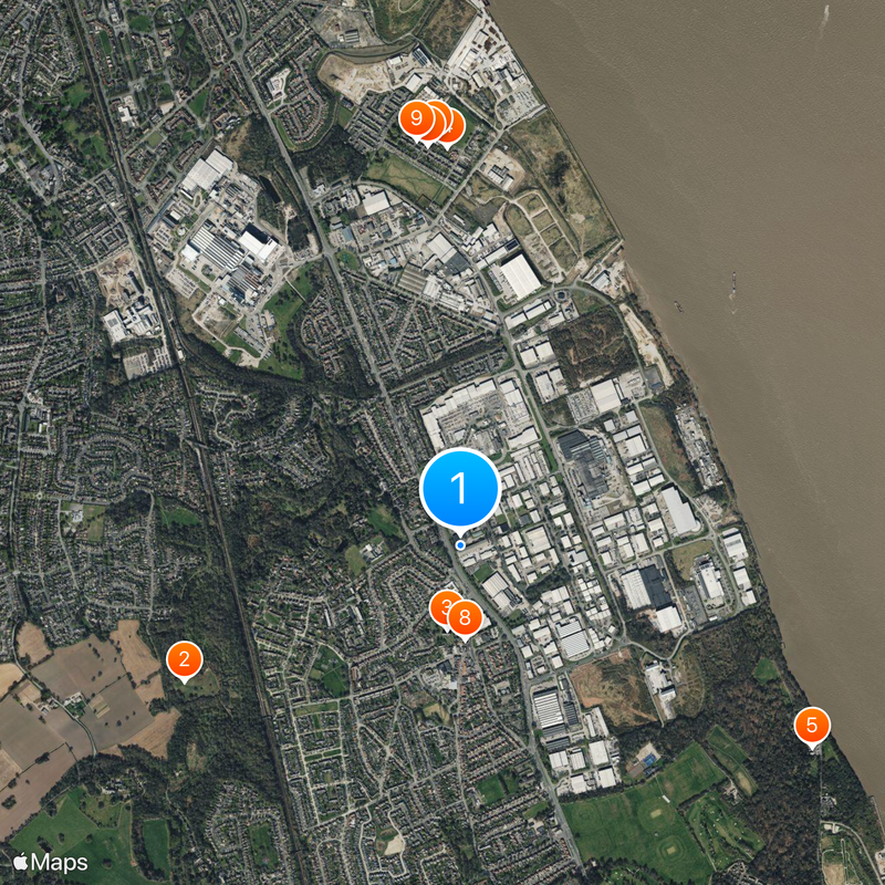 Bromborough Map