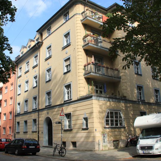 Teil einer Wohnanlage