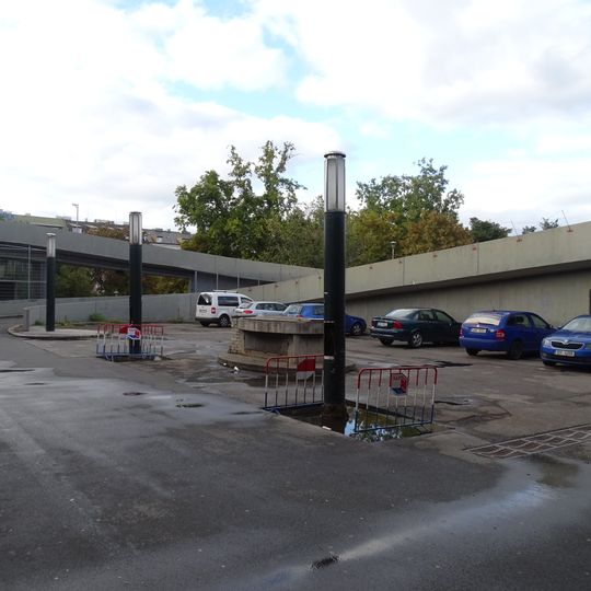 Rampa C parkoviště Hlavní nádraží - severní vjezd