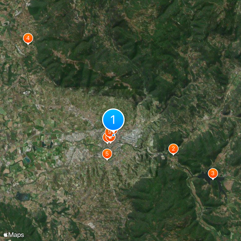 Terni Mapa