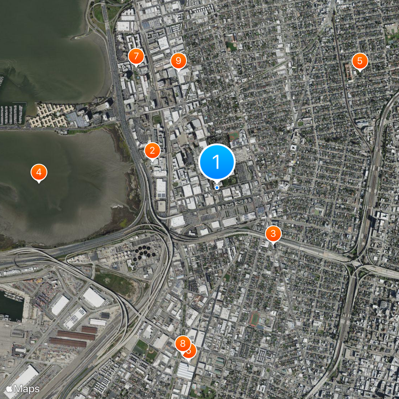 Emeryville Map