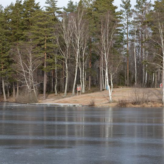 Public beach Rismåla göl