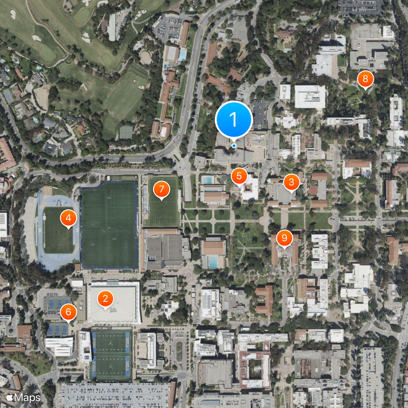 UCLA Anderson School of Management Map