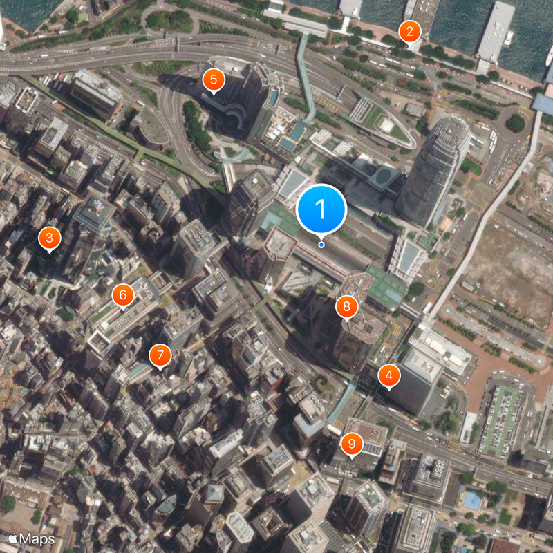 Hong Kong station Map