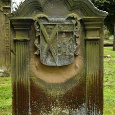 Headstone With Coat Of Arms 12 Metres South Of Chancel Of Church Of St Mary