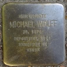 Stolperstein en memoria de Michael Wolff