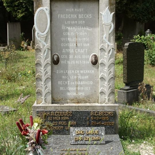 Tombe de Frederik Becks