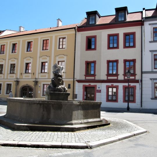 Fountain in Kroměříž, Riegrovo náměstí