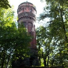 Water tower in the Psychiatric Hospital complex in Rybnik