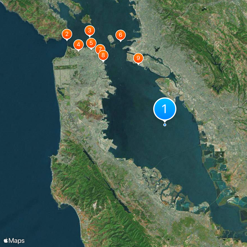 San Francisco Bay Map