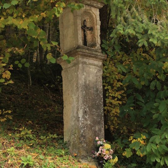 Znamenje pri pokopališču, Ruta