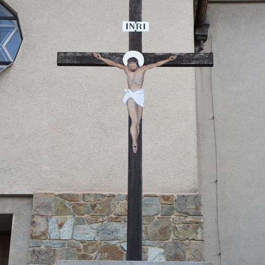 Wooden cross in Brno-Starý Lískovec