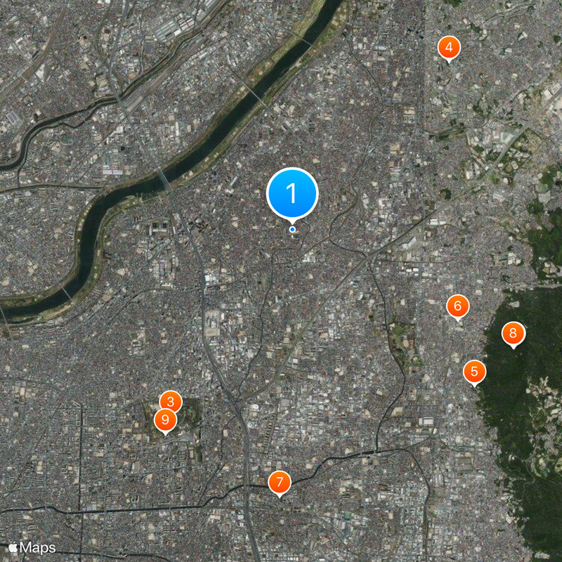 Osaka International High School Map