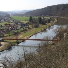 Bikeway bridge in Zbořený Kostelec