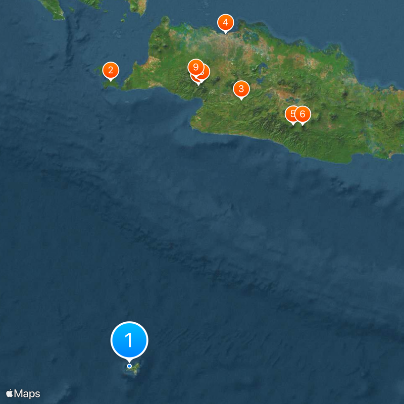 Christmas Island Immigration Reception and Processing Centre Map