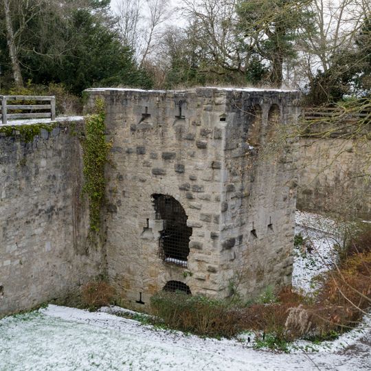 Streichwehr Nähe Würzburger Tor in Rothenburg ob der Tauber