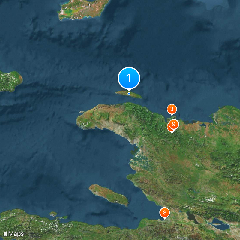 Île de la Tortue Carte