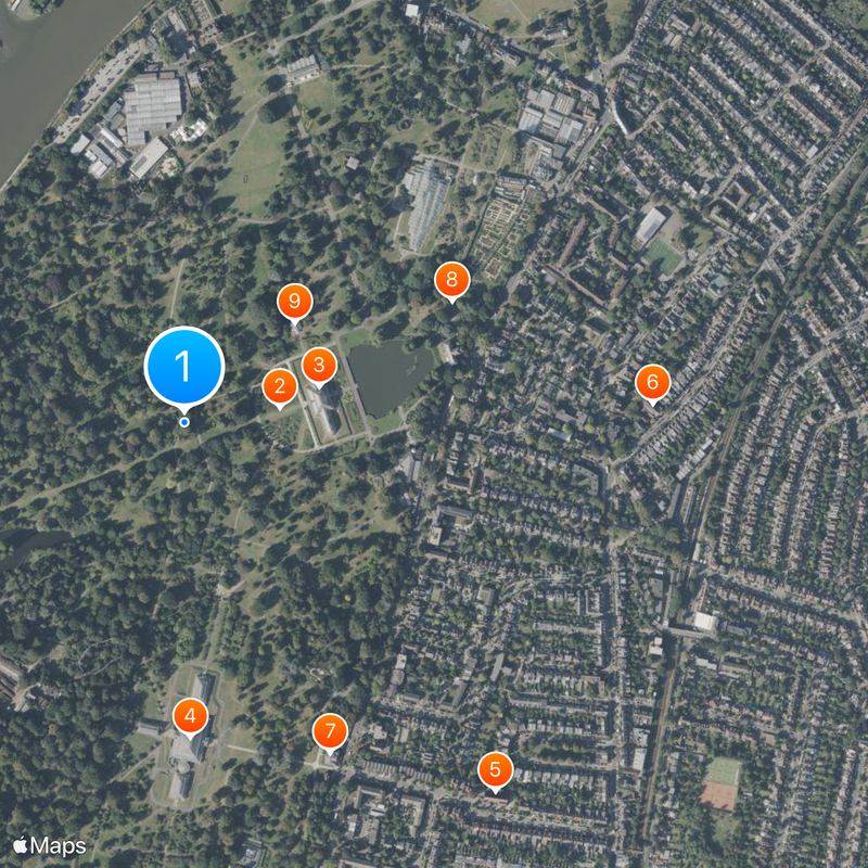 Royal Botanic Gardens, Kew Map