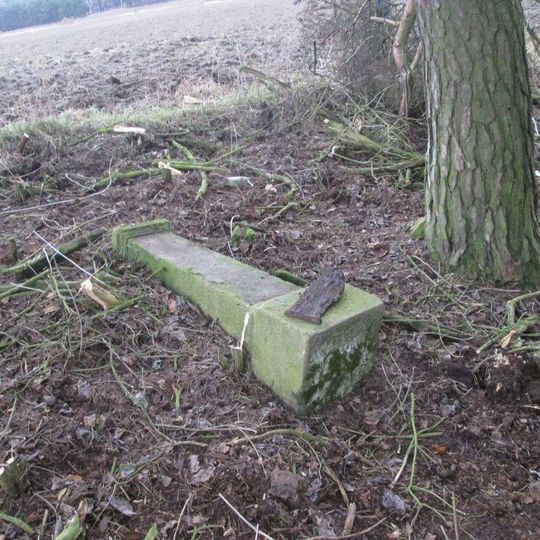 Kříž na okraji lesa jižně od Křakova