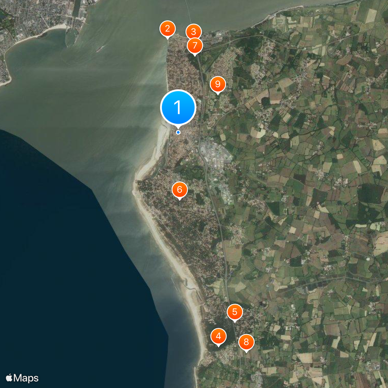 Saint-Brevin-les-Pins Mappa