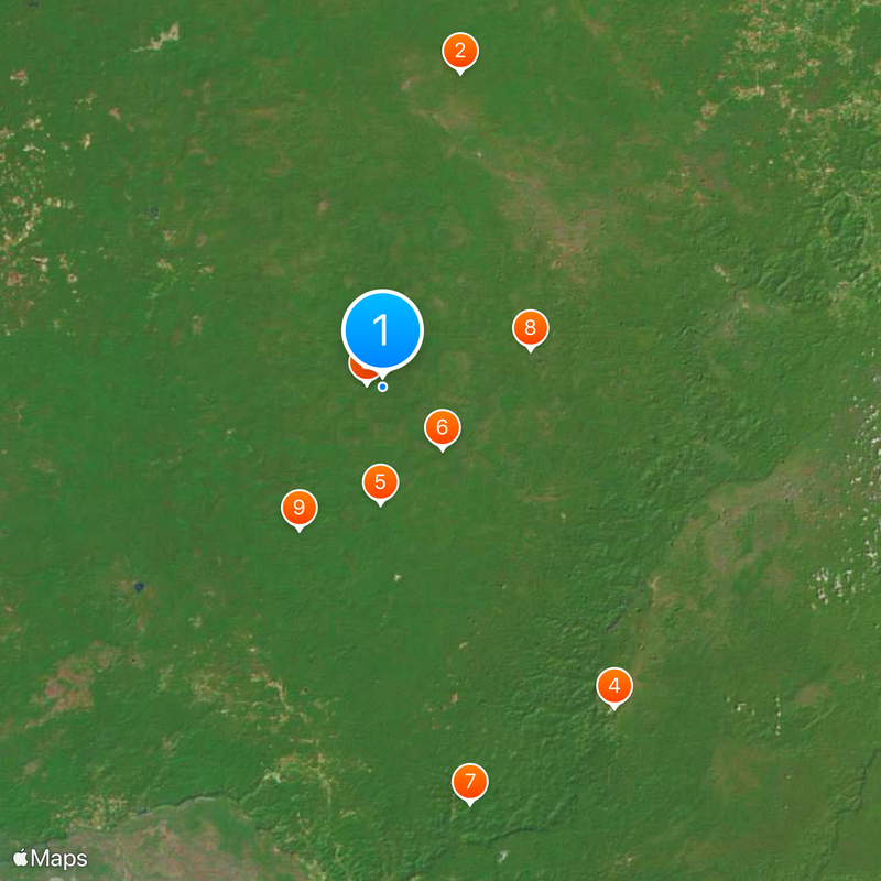 Pyramid of La Danta Map