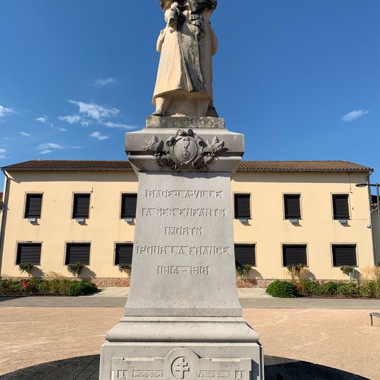 War memorial of Bâgé-la-Ville
