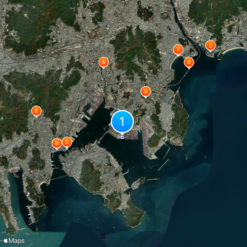 Port of Busan Map