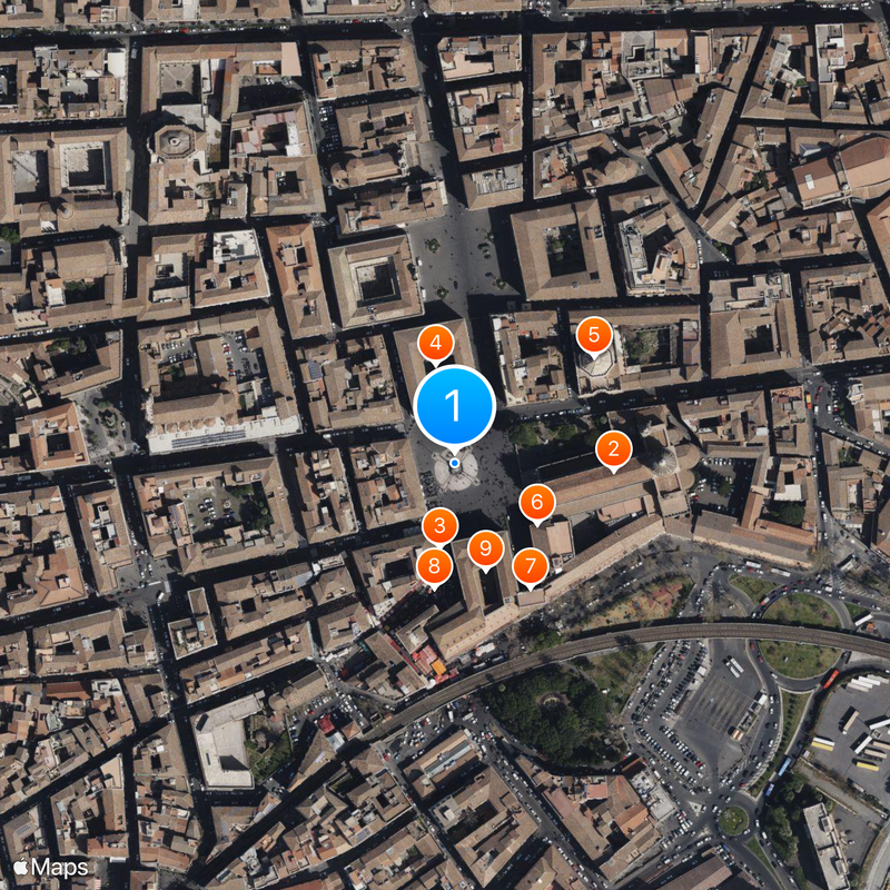 Fontaine de l'éléphant Carte