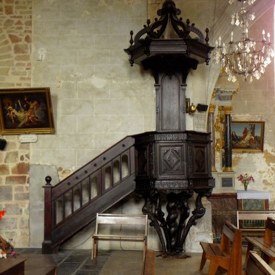 Chaire de l'église Saint-Crépin-et-Saint-Crépinien de Rannée