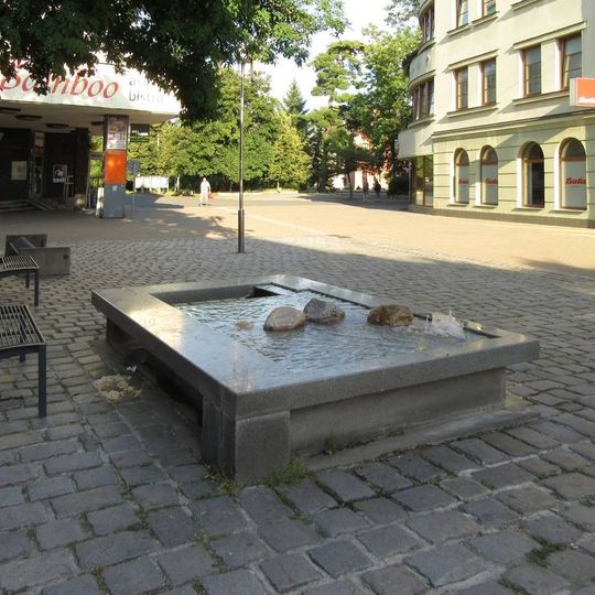 Kašna v Šumperku na Hlavní třídě