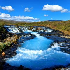 Bruarfoss Waterfall