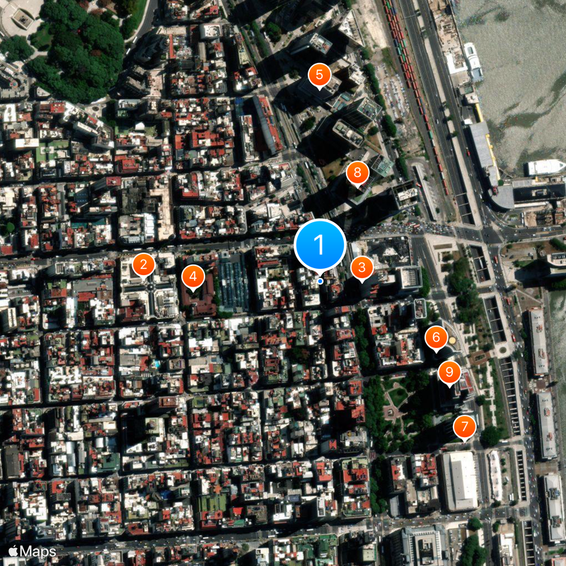 Puerto de Buenos Aires Mapa