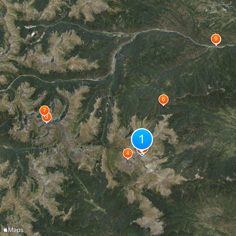 Bosque Nacional White River Mapa