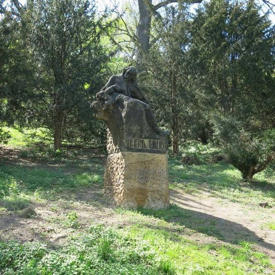 Statue of Ferdinand Laub in Petřínské sady