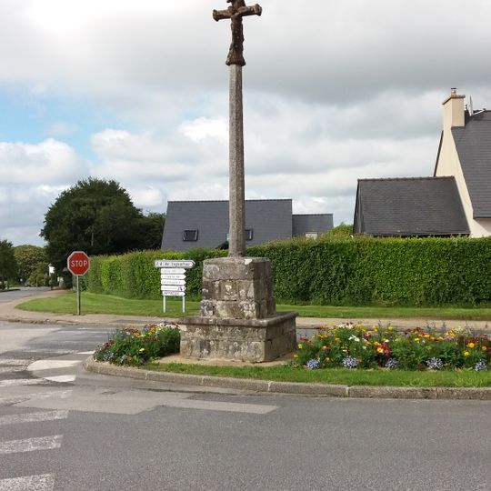 Croix de la route de la Fontaine de Pencran