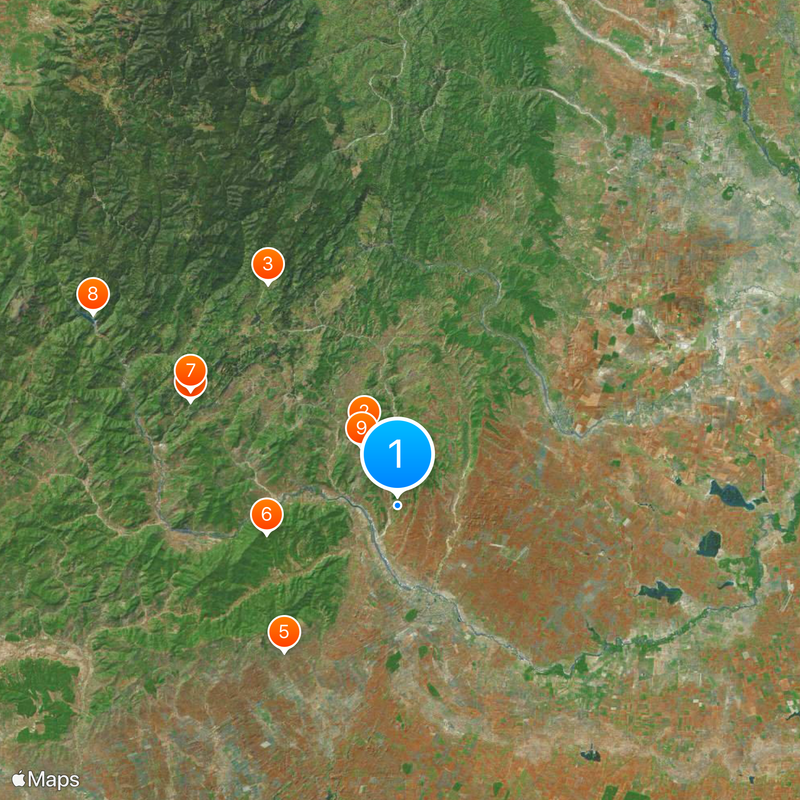 Distretto di Buzău Mappa