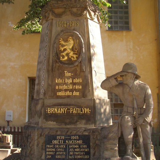 Pomník padlým v 1. a 2. světové válce v Brňanech