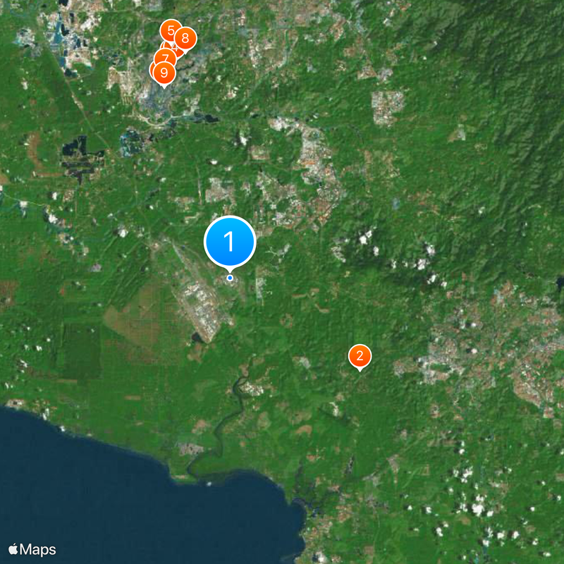 Circuit international de Sepang Carte