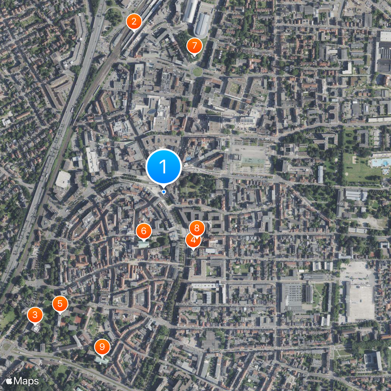 Bielefeld conspiracy Map