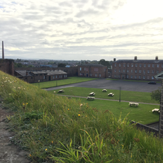 Outer Bailey Half Moon Battery, Flanking Wall And Bridge