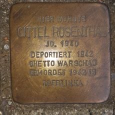 Stolperstein à la mémoire de Gittel  Rosenthal