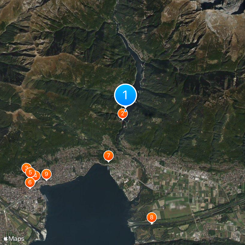 Lago di Vogorno Mappa