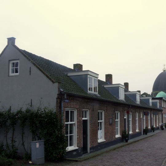 Rijtje arbeiderswoningen