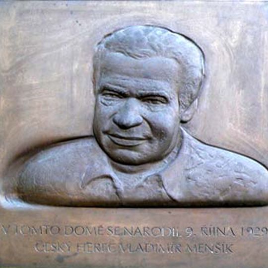 Pamětní deska Vladimíra Menšíka