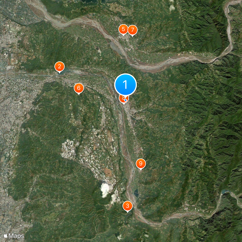 Distretto di Dongshi Mappa