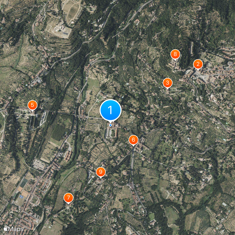 European University Institute Map
